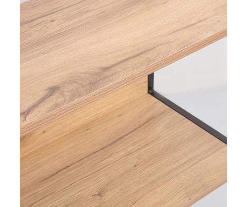 Riiul DIMITRA 40x40xH124cm, rustik/must