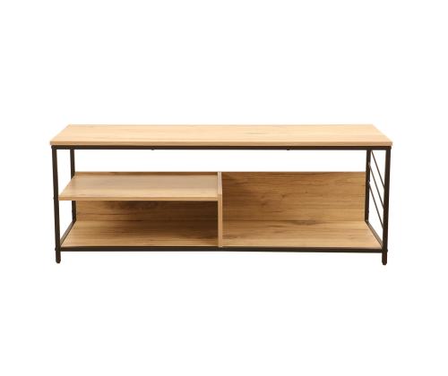 TV laud DIMITRA 120x40xH45cm, rustik/must