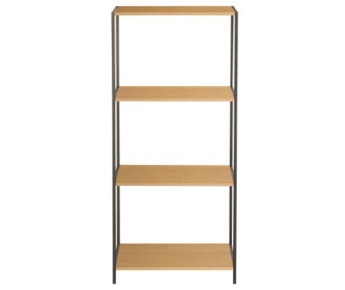 Riiul HARPER 50x30xH110,5cm, saar/must