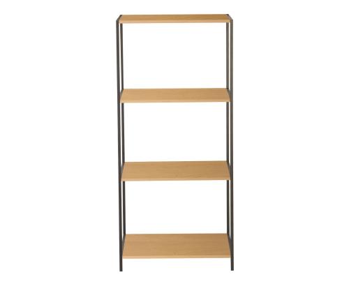 Riiul HARPER 50x30xH110,5cm, saar/must