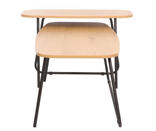 Diivanilaud DUO 2tk 120x48xH40cm, 75x40xH48cm, saar/must