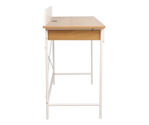 Kirjutuslaud FERDIE 120x48xH88cm, saar/valge