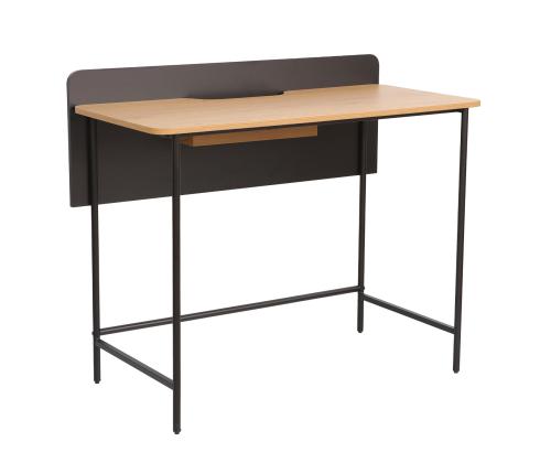 Kirjutuslaud HARPER 100x49,5xH85cm, saar/must