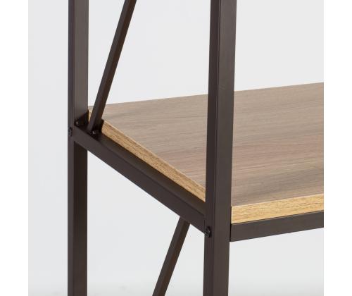 Riiul STUDY 60x40xH99cm, tamm, melamiinplaat, teras