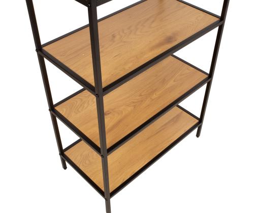 Riiul HEDVIG 63x33xH124cm, saar/must