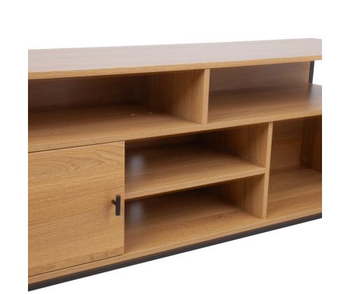 TV laud STUDY 150x40xH54cm, tamm/must