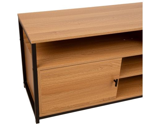 TV laud STUDY 150x40xH54cm, tamm/must