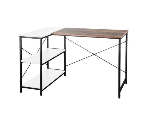 Kirjutuslaud HEDVIG 120x80xH76cm, tamm/must