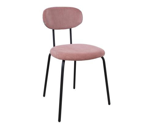 Tool KATO 42x48xH79cm, lillakasroosa velvet