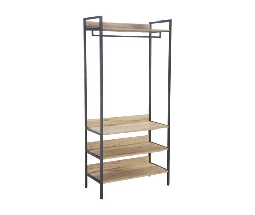 Esikuriiul HANNES 84x40xH180cm, rustik melamiin