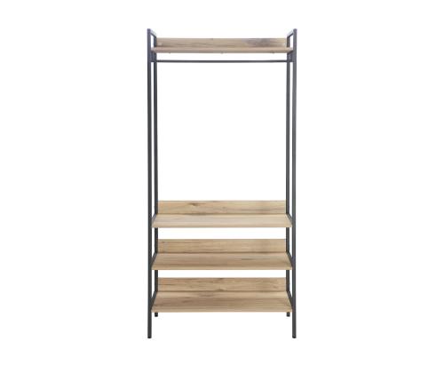 Esikuriiul HANNES 84x40xH180cm, rustik melamiin