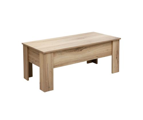 Diivanilaud HANNES 100x50xH42cm, rustik melamiin