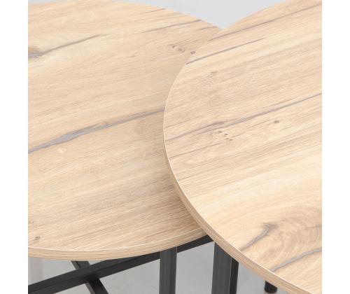 Diivanilaud HANNES 50x50xH40cm, rustik melamiin