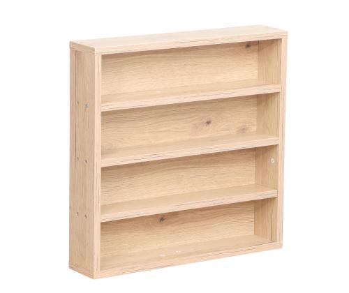 Riiul LESTER 48x10xH47,5cm, hele melamiin