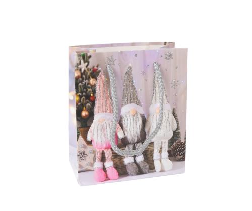 Kinkekott XMAS ELF, 12x14x6cm, mix