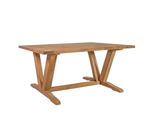 Laud KATALINA 220x100xH78cm, taaskasutatud tiikpuu