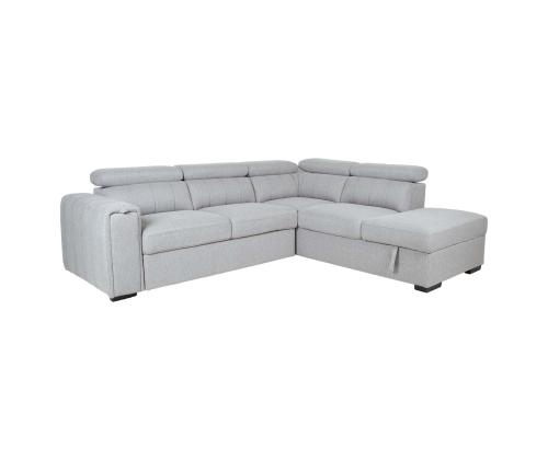 Nurgadiivanvoodi ODELIA-2 PN 263x227xH81/97cm, hall