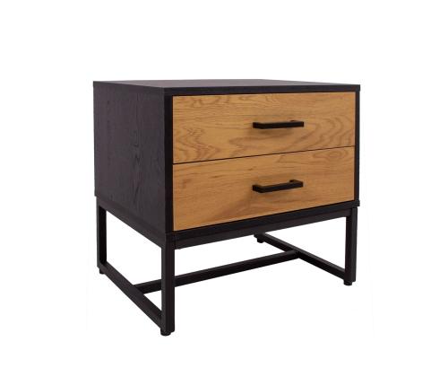 Öökapp AMSTERDAM 50x40xH50cm, tamm/must