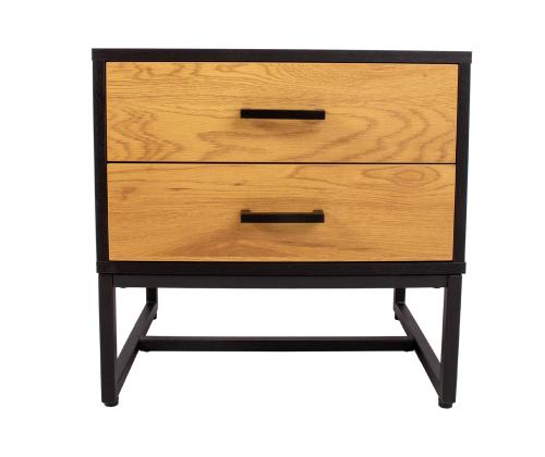 Öökapp AMSTERDAM 50x40xH50cm, tamm/must