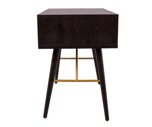 Öökapp - abilaud LUXEMBOURG 45x35xH50cm, must melamiin