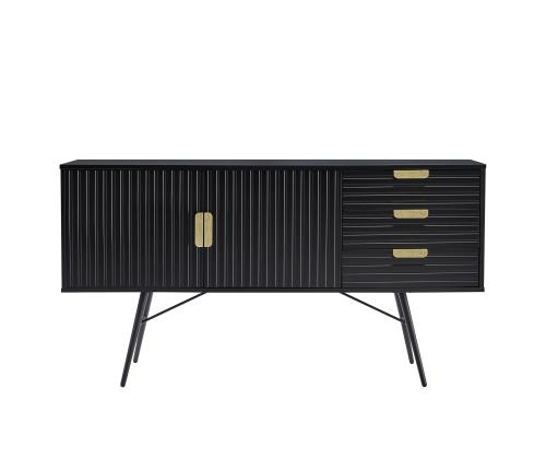 Kummut PIXAR 150x40xH80cm, must