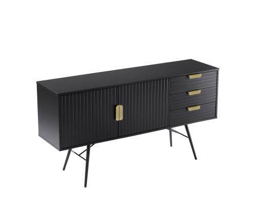 Kummut PIXAR 150x40xH80cm, must