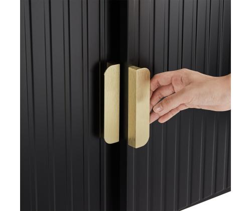 Kummut PIXAR 150x40xH80cm, must