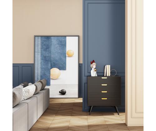 Kummut PIXAR 80x40xH90cm, must