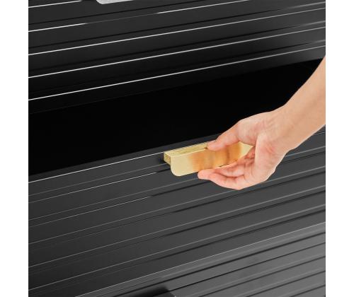 Kummut PIXAR 80x40xH90cm, must