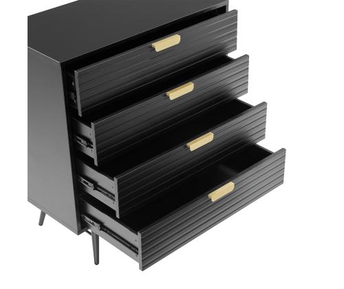 Kummut PIXAR 80x40xH90cm, must