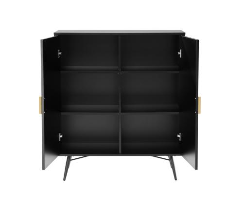 Kummut PIXAR 100x40xH115cm, must