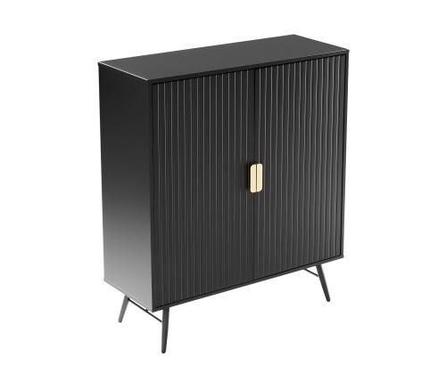 Kummut PIXAR 100x40xH115cm, must