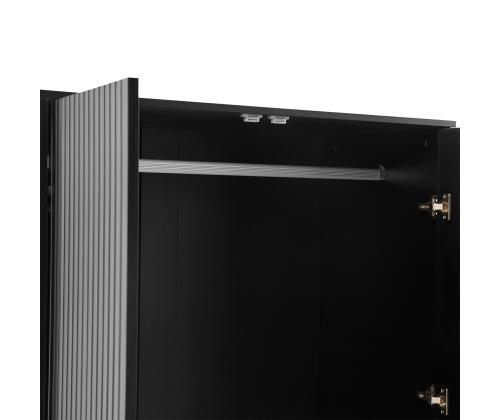 Riidekapp PIXAR 100x56xH175cm, must