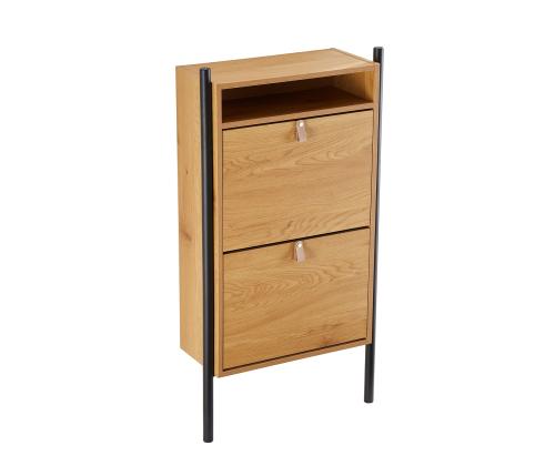 Jalatsikapp AALBORG 55,6x26xH91,5cm, tamm