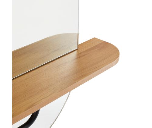 Peegel AALBORG riiuliga 92x15xH93cm, tamm