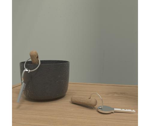 Seinanagi AALBORG 100x2,3xH8,3cm, tamm