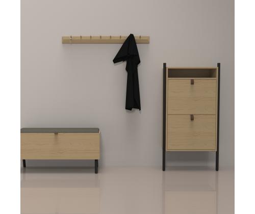 Seinanagi AALBORG 100x2,3xH8,3cm, tamm