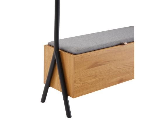 Esikunagi AALBORG pingiga 97x32xH180cm, tamm