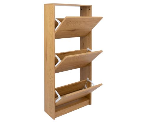 Jalatsikapp AALBORG 49x18xH122cm, tamm