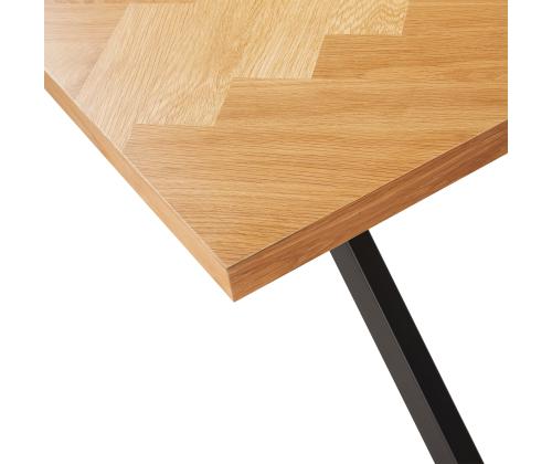 Söögilaud ROWAN 200x90xH75cm, kalasaba tamm