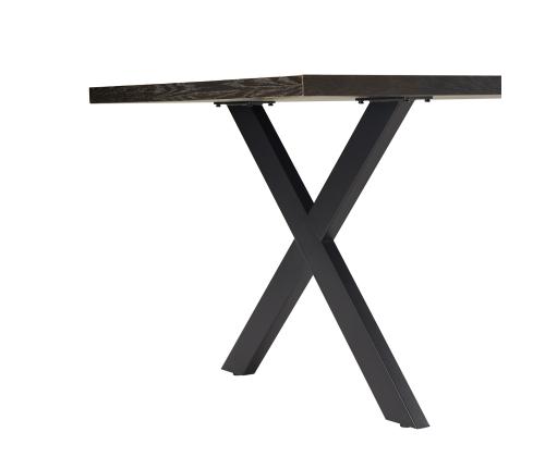 Söögilaud ROWAN 200x90xH75cm, kalasaba suitsutamm