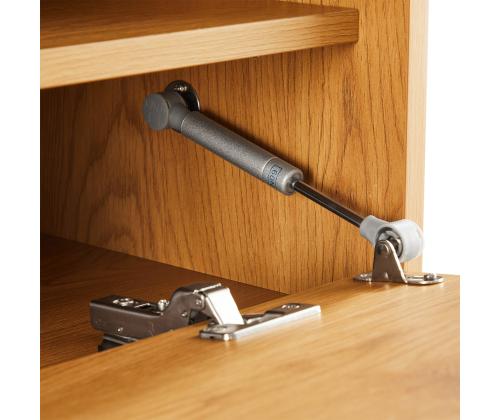 TV laud LINE 120x40xH50cm, tammedekooriga melamiin