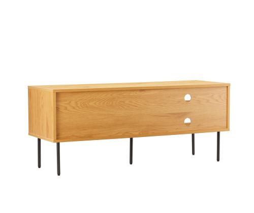 TV laud LINE 120x40xH50cm, tammedekooriga melamiin