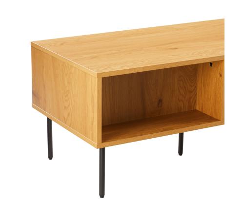 Diivanilaud LINE 100x50xH45cm, tammedekooriga melamiin