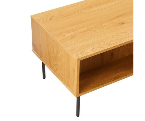 Diivanilaud LINE 100x50xH45cm, tammedekooriga melamiin