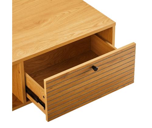 Diivanilaud LINE 100x50xH45cm, tammedekooriga melamiin