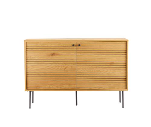 Kummut LINE 110x40xH74cm, tammedekooriga melamiin