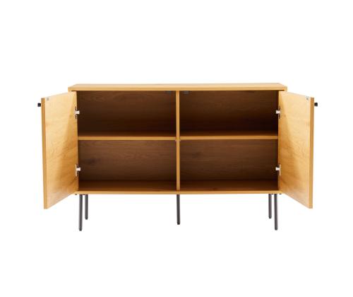 Kummut LINE 110x40xH74cm, tammedekooriga melamiin