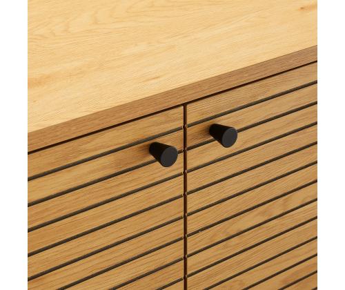 Kummut LINE 110x40xH74cm, tammedekooriga melamiin