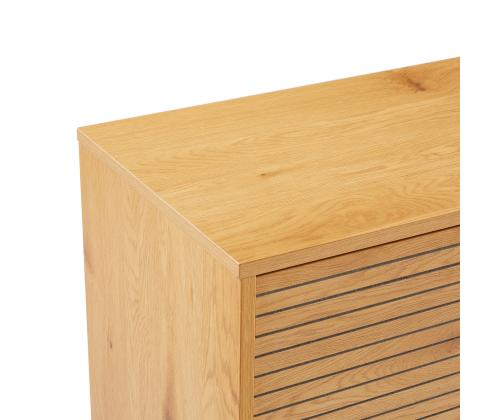 Kummut LINE 110x40xH74cm, tammedekooriga melamiin